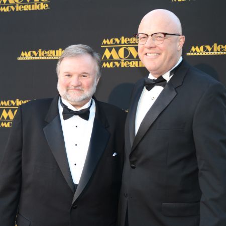 Chuck and his bestfriend, Cary posing for a picture